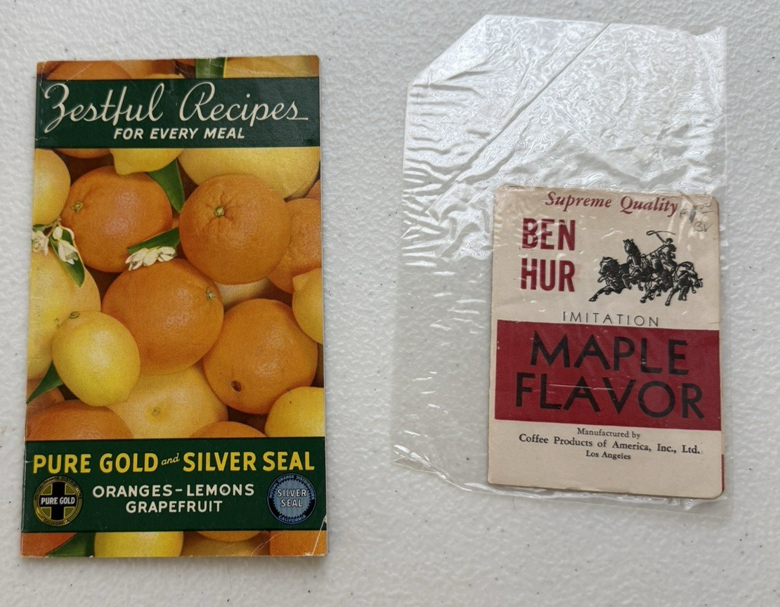 1920-1950&rsquo;s Vintage lot of Recipe Booklets, Pamphlets, Advertising,Cookbooks