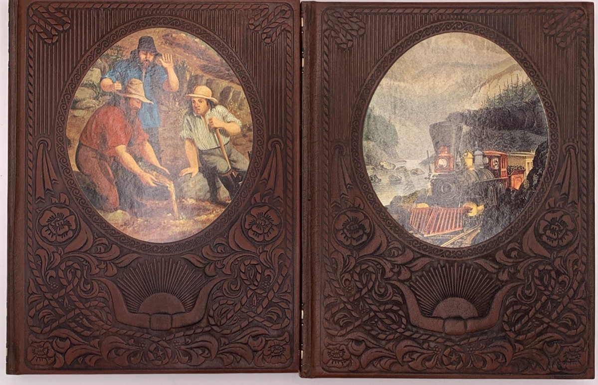 Lot of Eight of the Old West Series, 1970&rsquo;s Leather Cover, B152