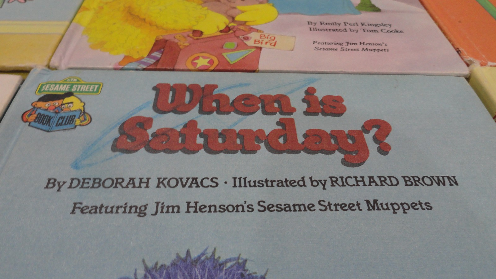 Sesame Street Book Club 1980&rsquo;s Set of 26 Books See Below for Titles & Condition