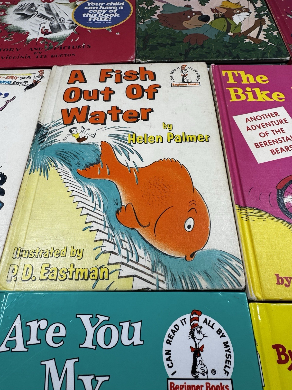 Vtg Lot 12 Early I Can Read 60s 70s 80s Hardcover Childrens Books