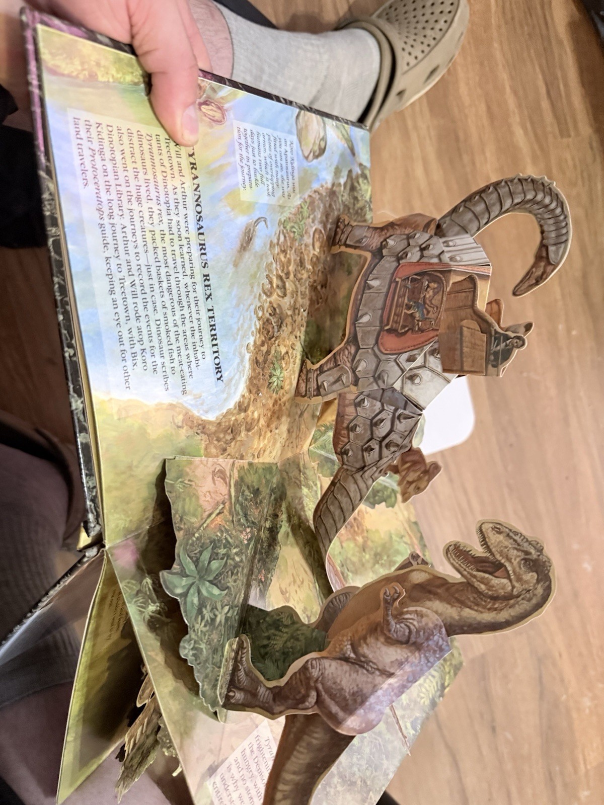 James Gurney&rsquo;s Dinotopia Pop-Up Book, published in 1993 by Turner Publishing.