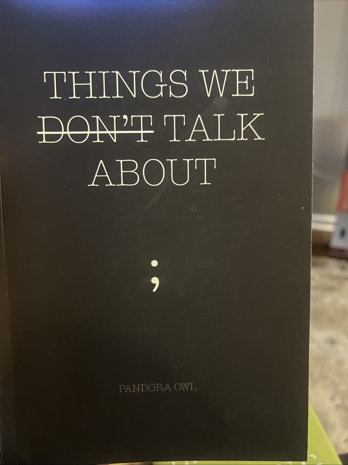 Things We Don&rsquo;t Talk About by Pandora Owl (2019, Trade Paperback)