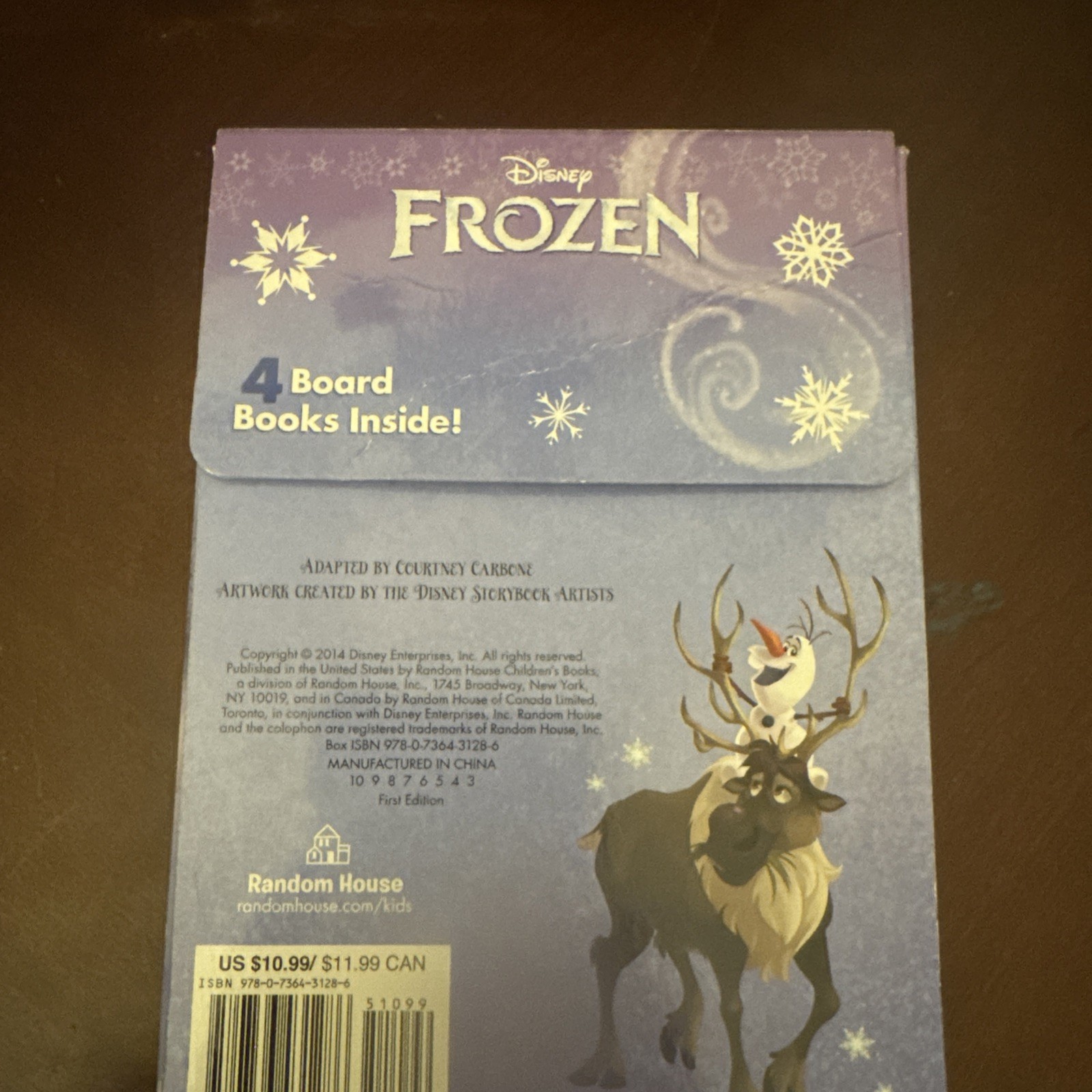 Frozen The Ice Box by Courtney Carbone (2014, Board Book)