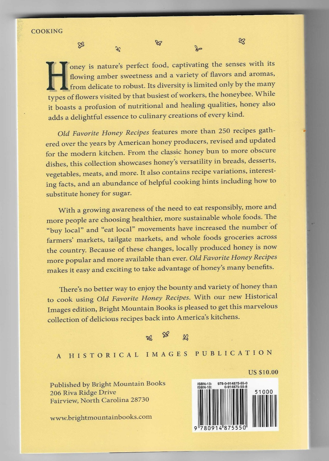 « Old Favorite Honey Recipes » 250+ Recipes Revised & Updated 138 pages PB