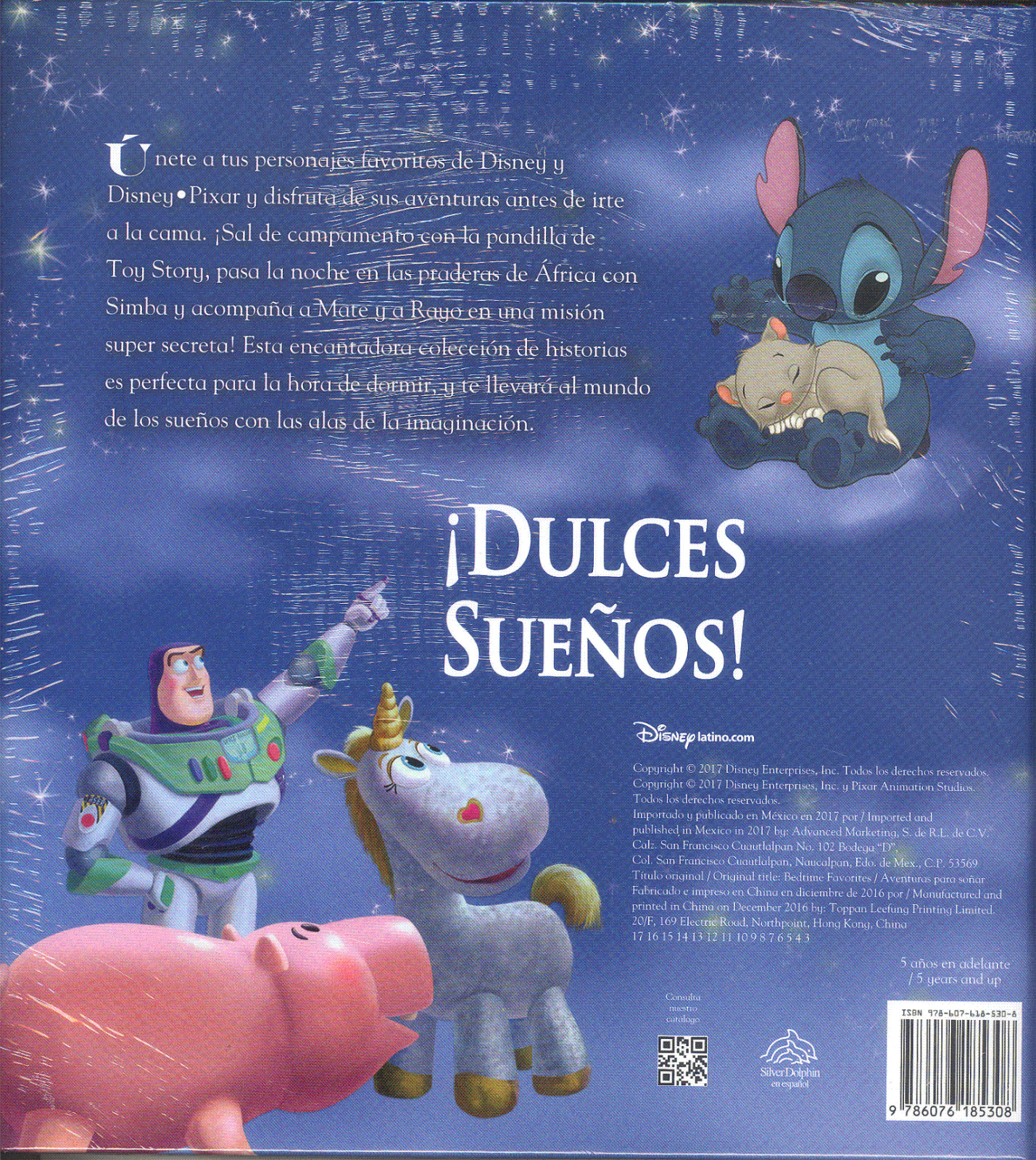 LIBRO « COLECCIÓN DE CUENTOS DISNEY AVENTURAS PARA SOÑAR » EN ESPAÑOL