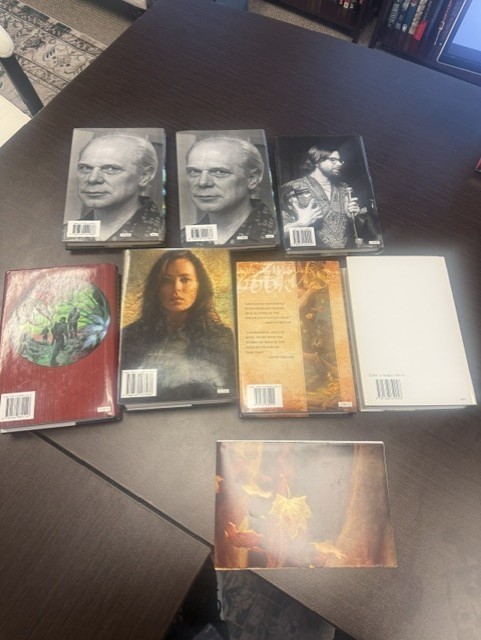 SFBC Science Fiction Book Club HC 7 Book Lot Farmer Card Kaye Panshin + Poster