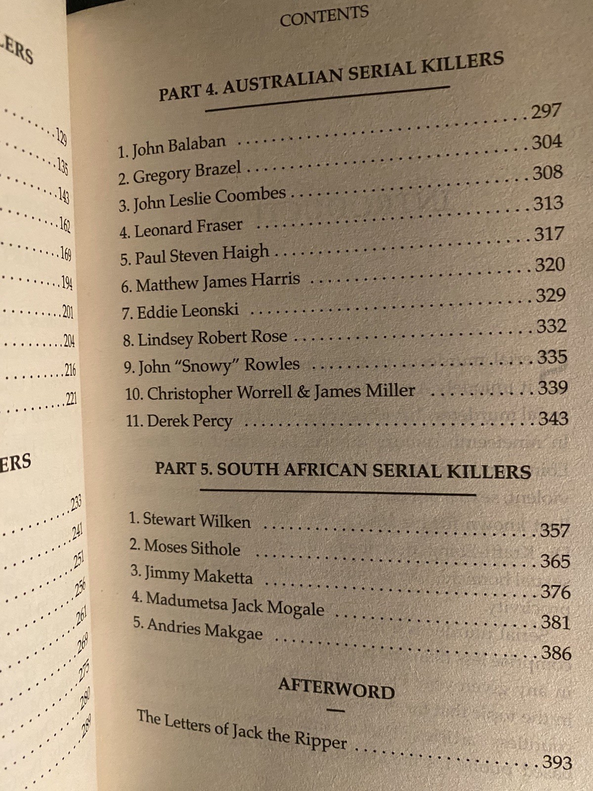 World Serial Killers By Nigel Cawthorne