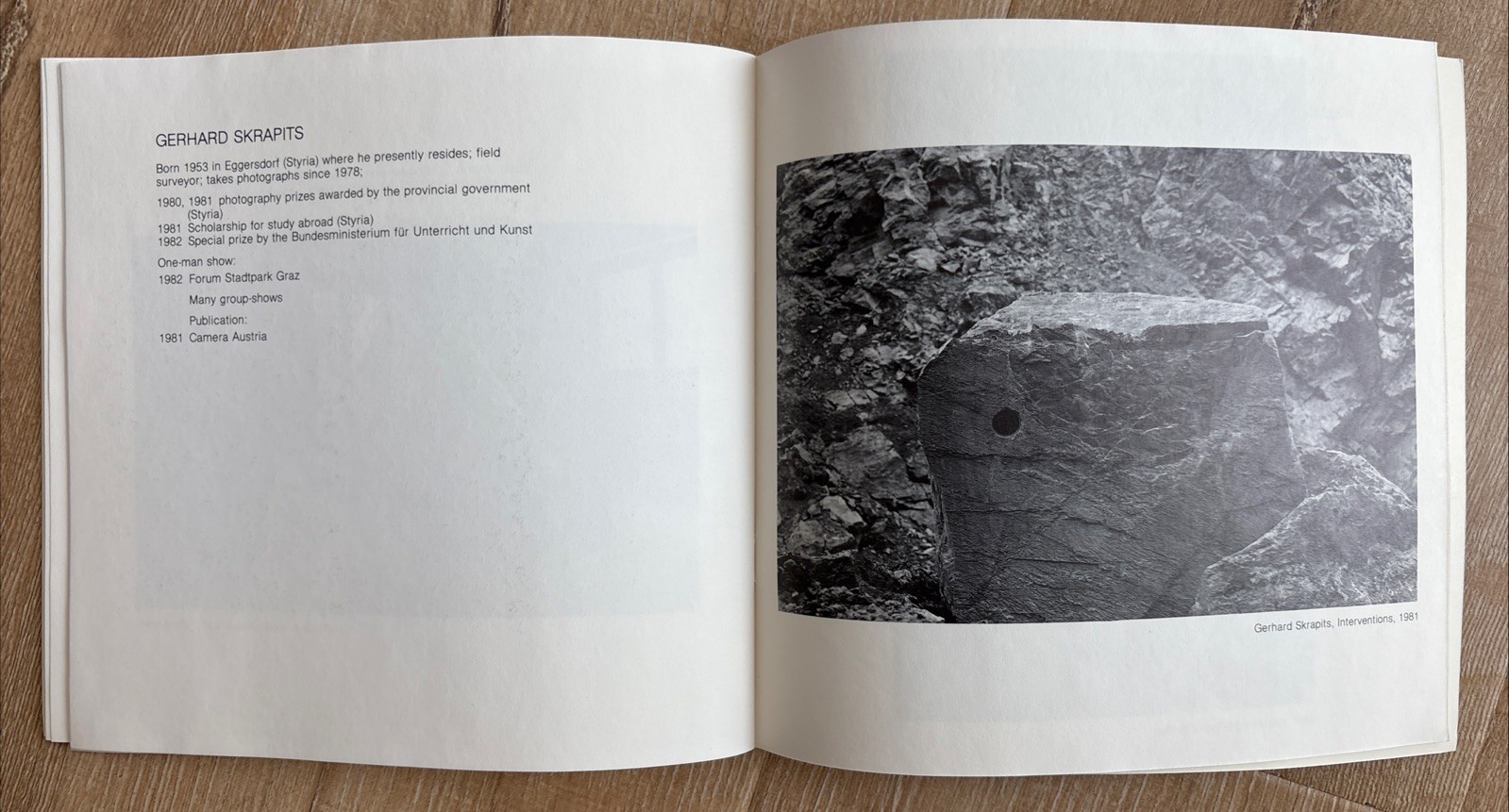 AUSTRIAN PHOTOGRAPHY TODAY Exhibition 1982 PB Contemporary Photos NYC Vienna