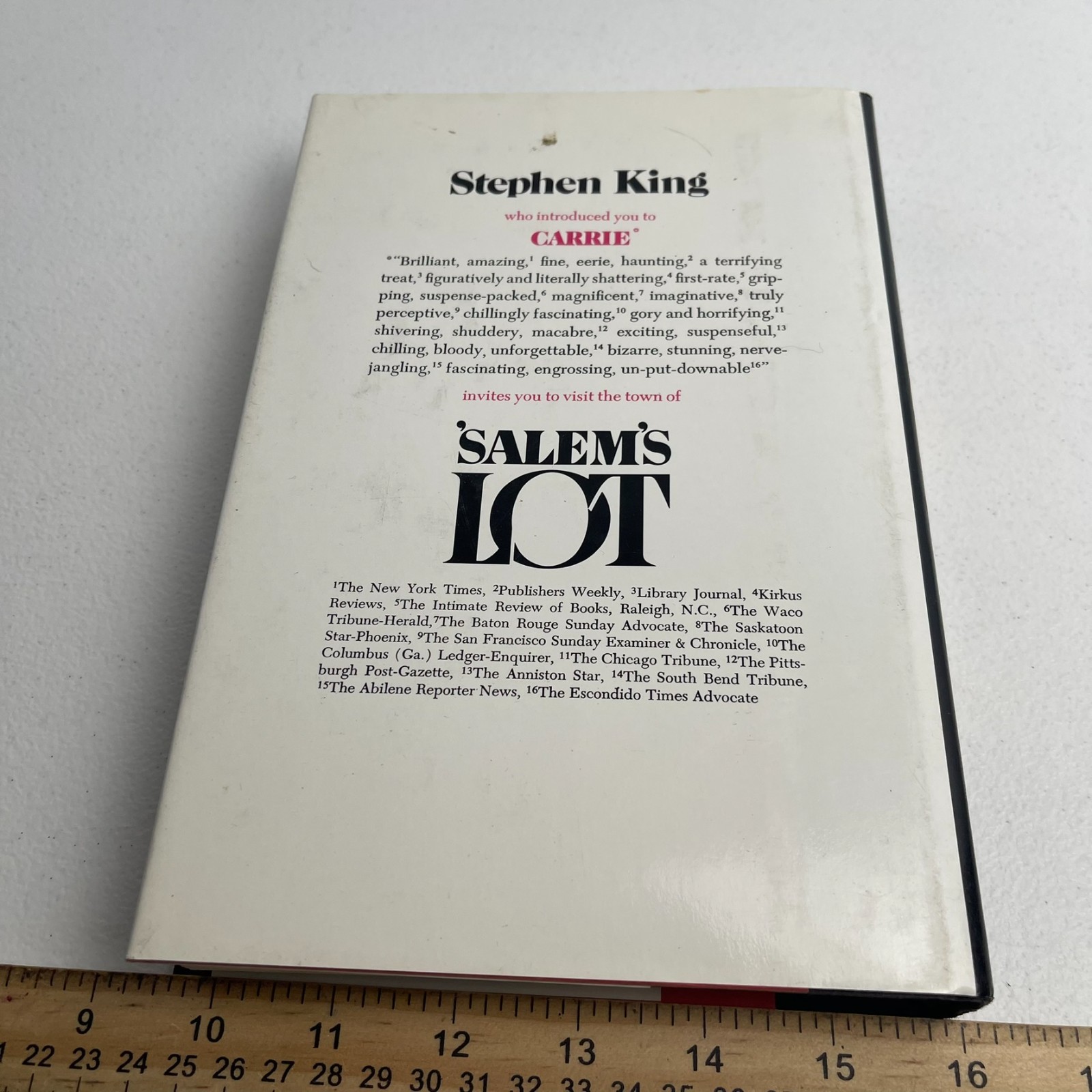 VTG Stephen King – Salem&rsquo;s Lot – BCE HC