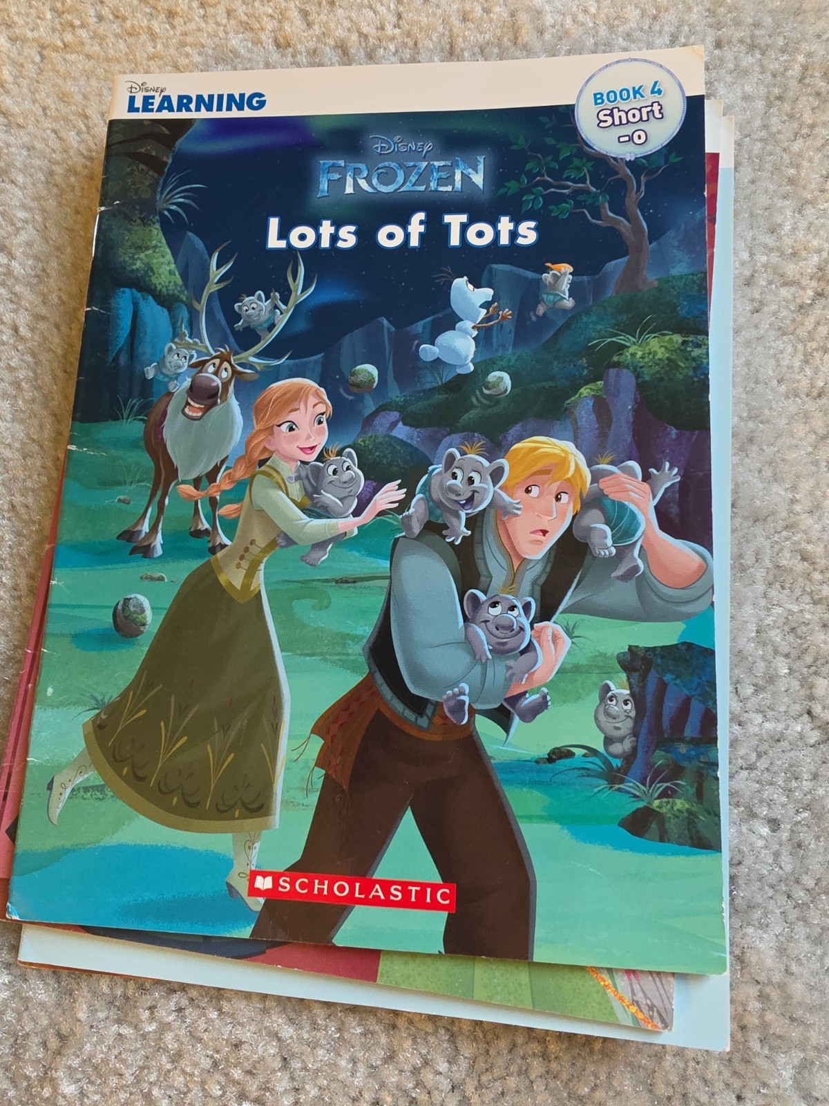 Phonics Reading Program Disney Frozen Boxed Set Scholastic 12 Books Short/Long