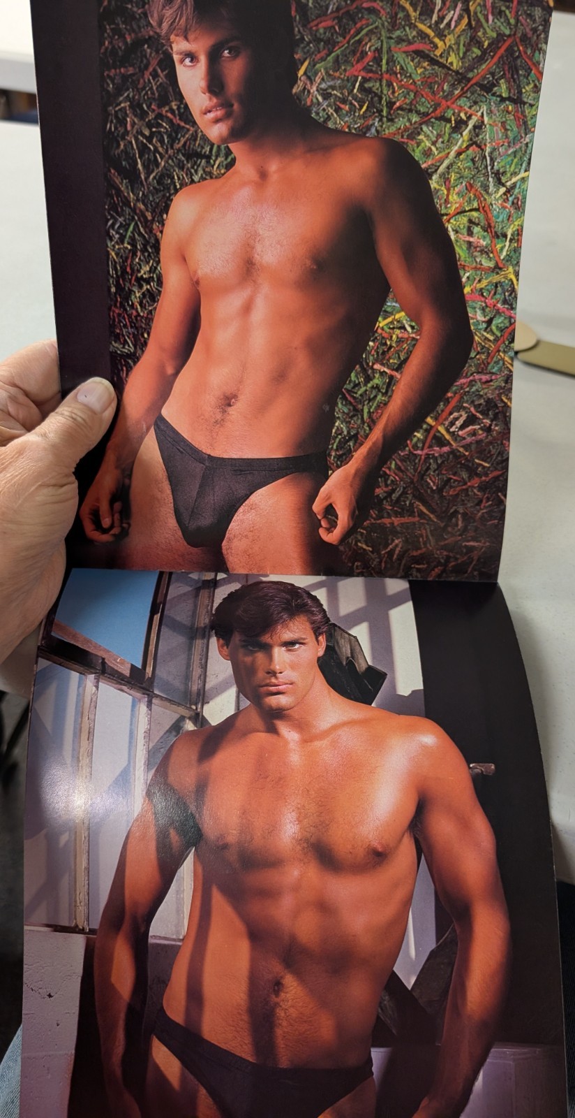 Chippendales 1985 Calendar 8.5&Prime;x11&Prime; w/ 26 full page photos used calendar 260115