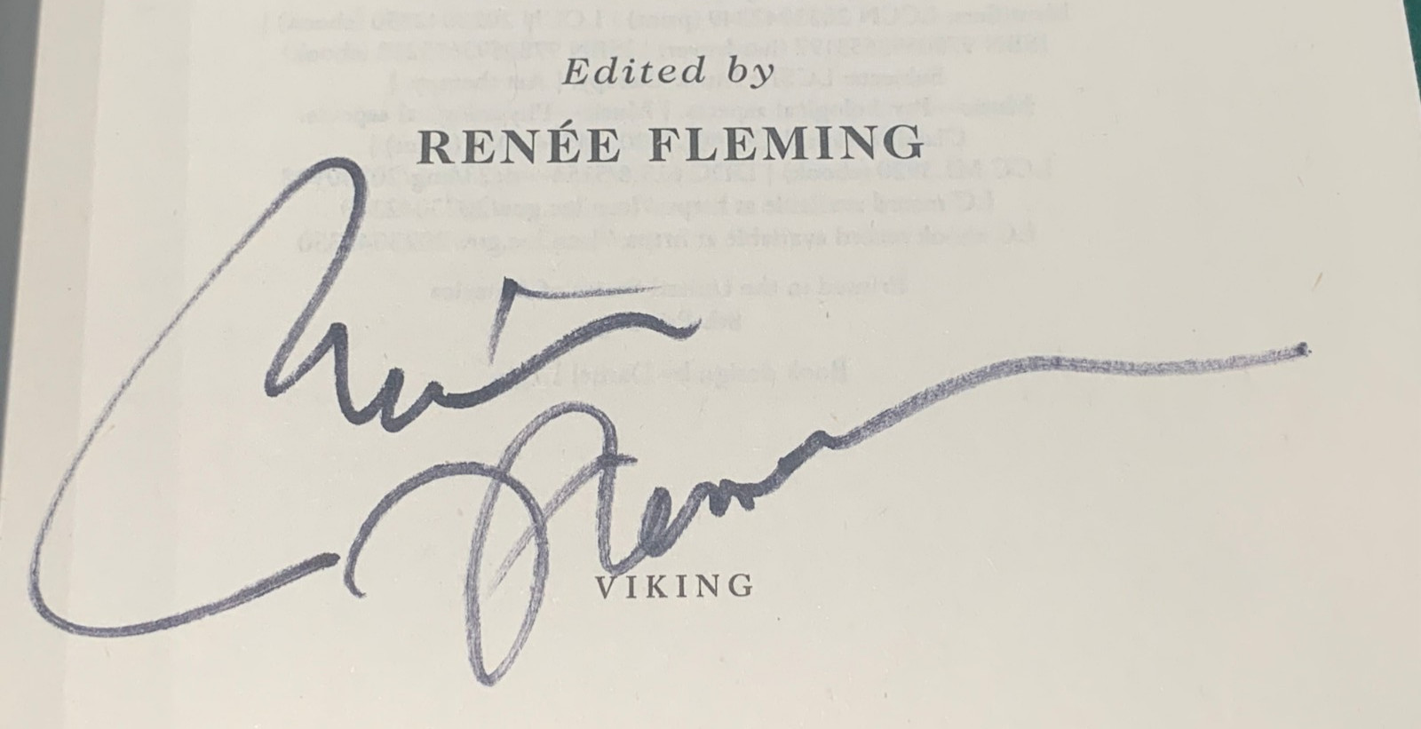 Music & Mind Edited by Renee Fleming SIGNED HC DJ 2024 Performing Arts