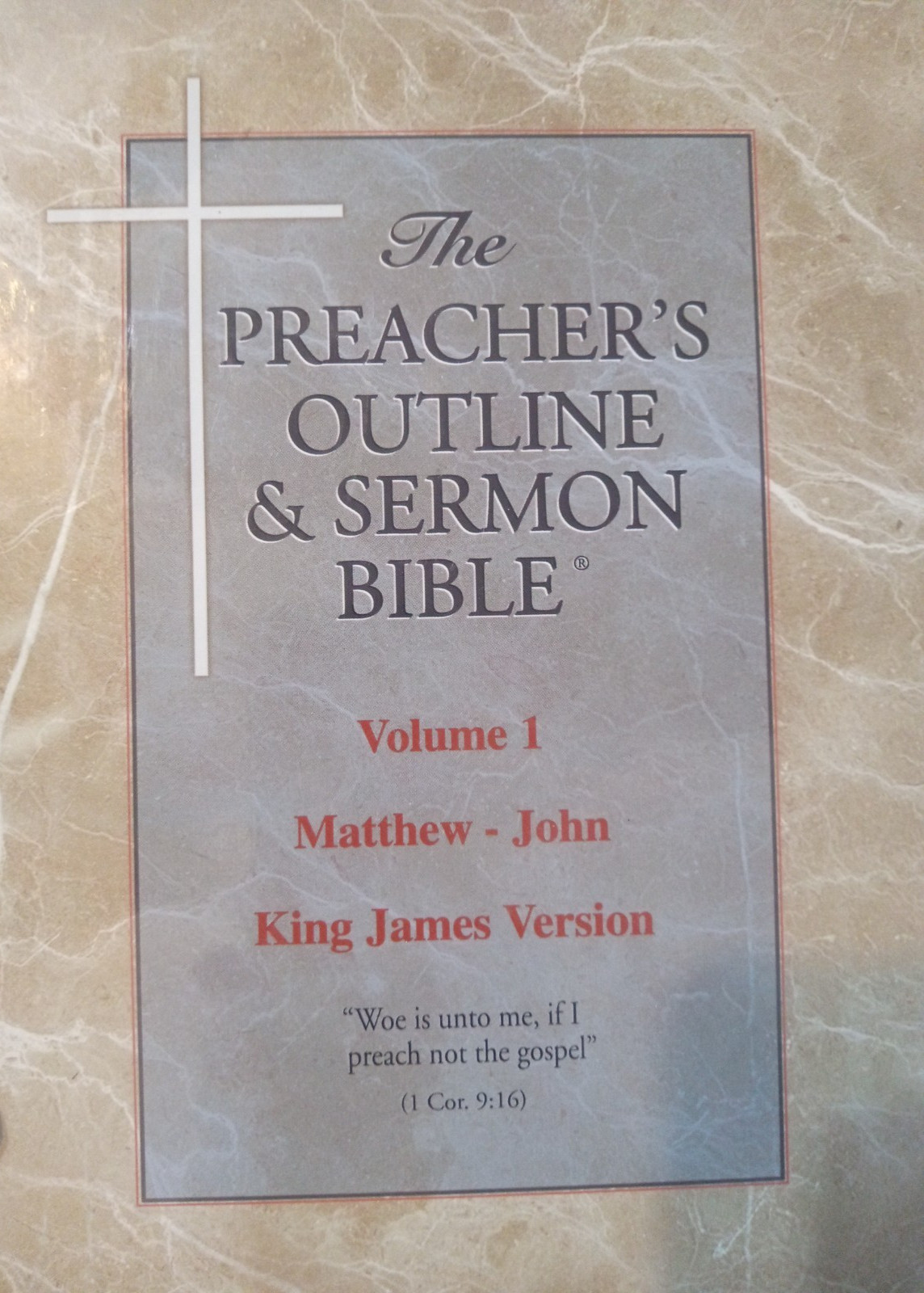 The Preacher&rsquo;s Outline & Sermon Bible—KJV—-3 Volume Set—-NO SLIPCASE