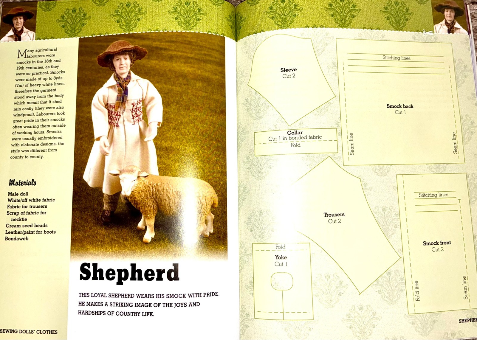 Sewing Dolls Clothes 27 Projects 1:12 Scale Miniature Pattern Book GMC 2007