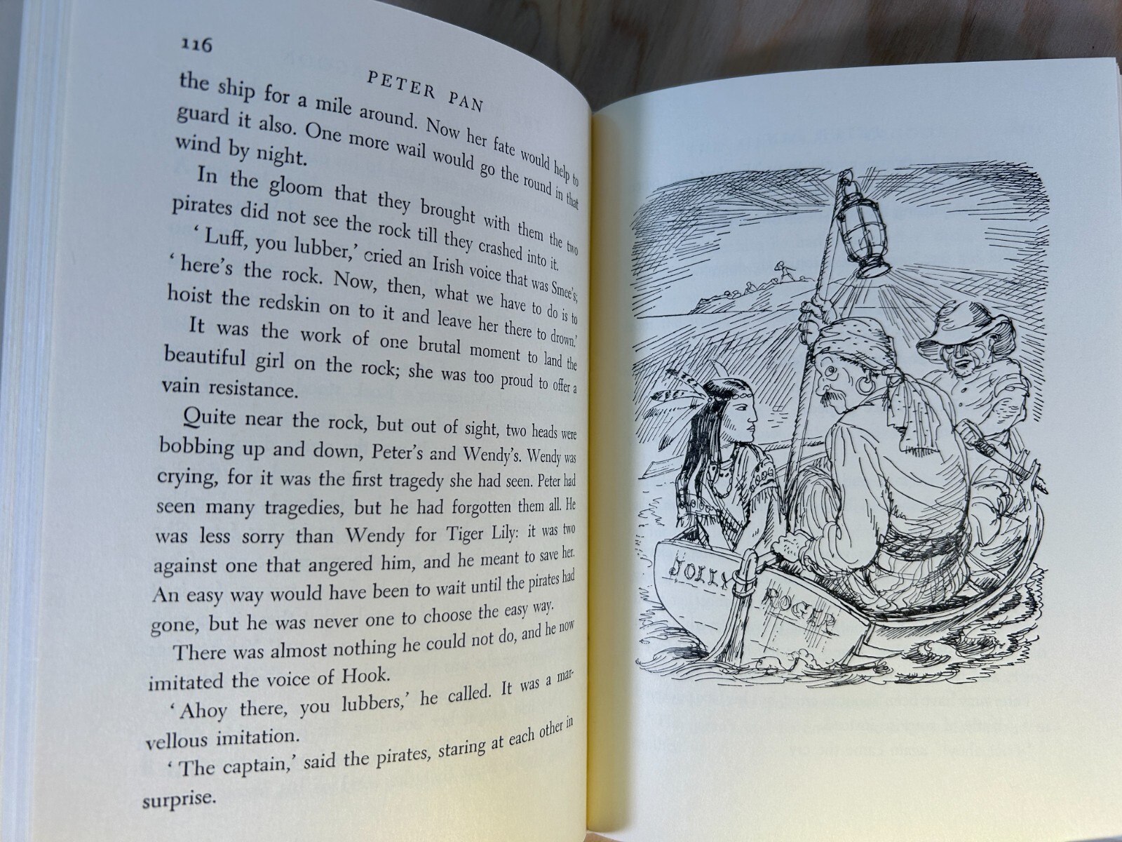 Peter Pan by J.M. Barrie, illustrated By Nora Unwin (1966, Willow Leaf Library)