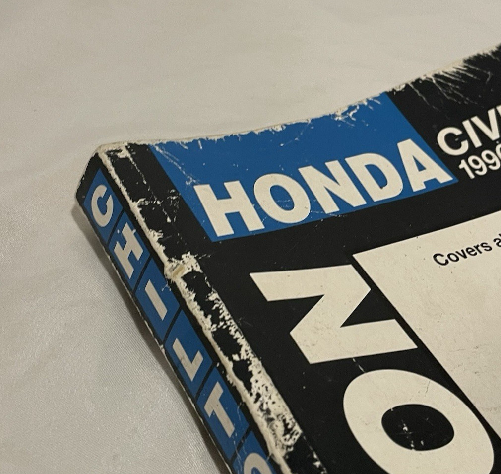 Honda Civic / Del Sol 1996-00 Repair Manual by Chilton 30202, Qwik Ship!