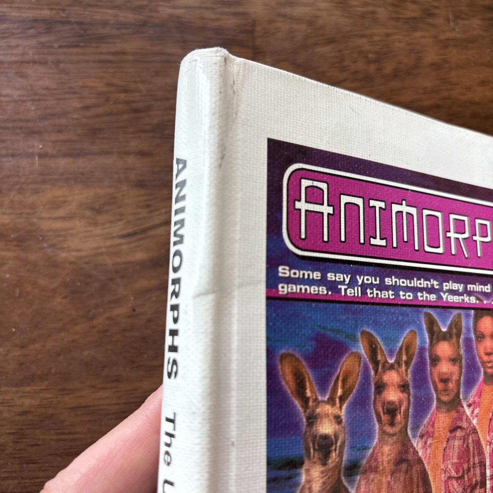 Animorphs #44 The Unexpected Hardcover Book By K.A. Applegate Kangaroo Y2K BTSB