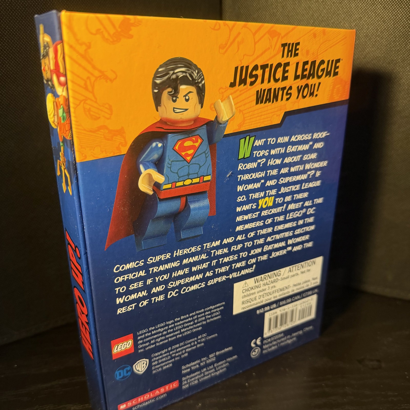 LEGO DC Super Heroes Justice League Training Manual w/ Aquaman Minifigure