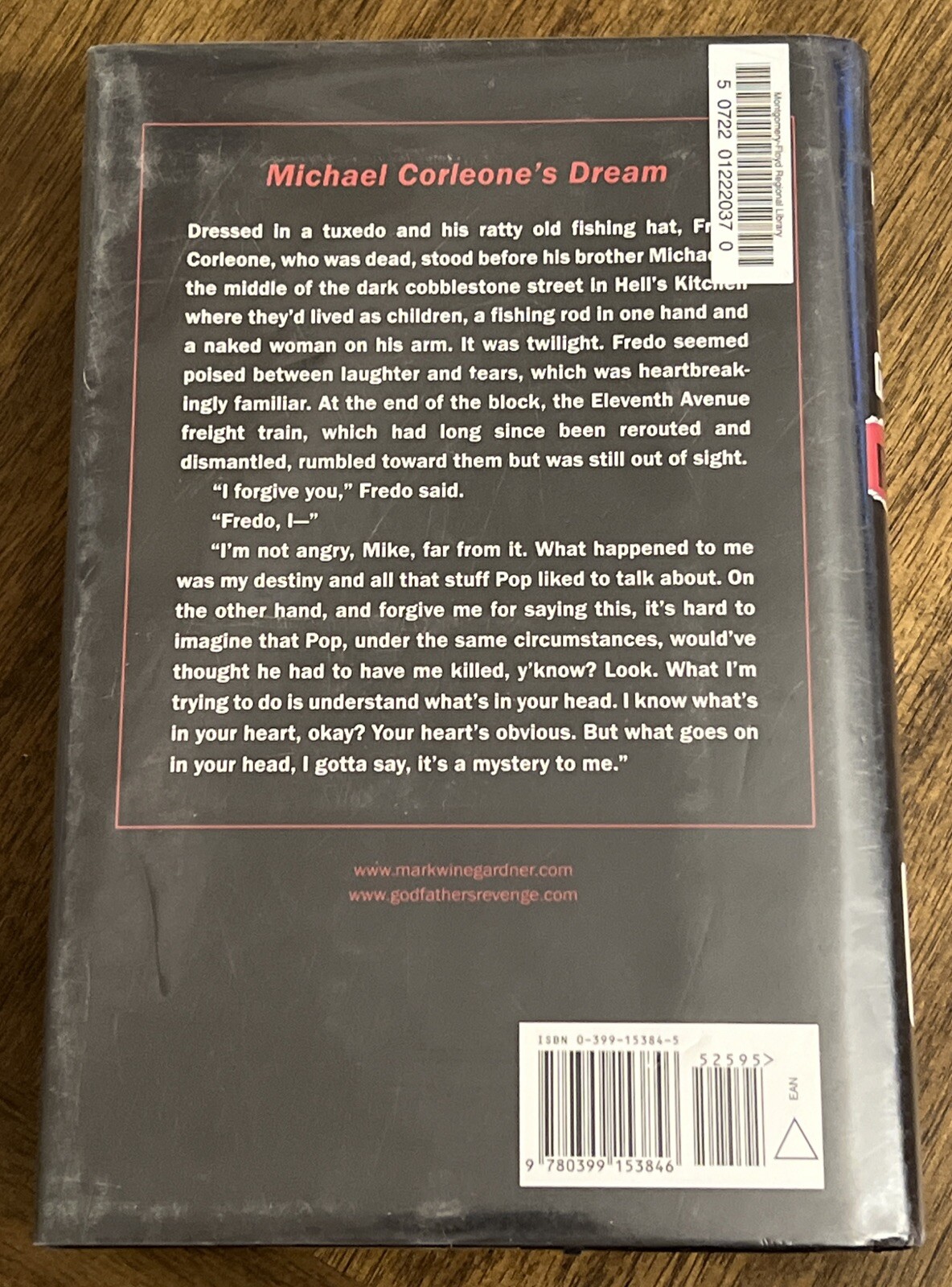 Mario Puzo&rsquo;s THE GODFATHER&rsquo;S REVENGE Mark Winegardner 2006 1st Print Hardcover