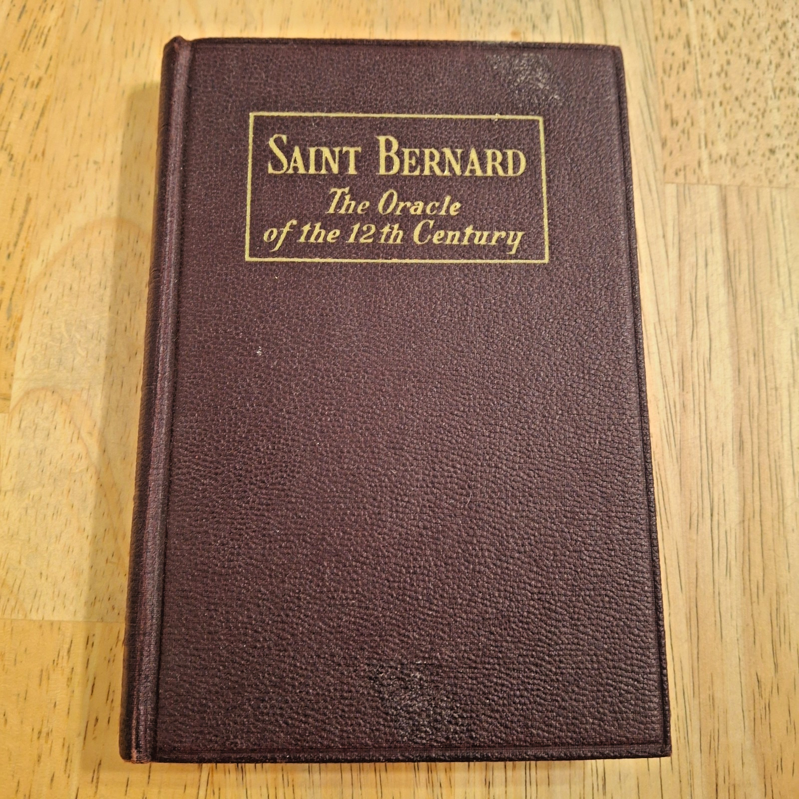 Saint Bernard, the Oracle of the 12th century 1952 by Hugo Hoever HC 4×6&Prime;. VG.