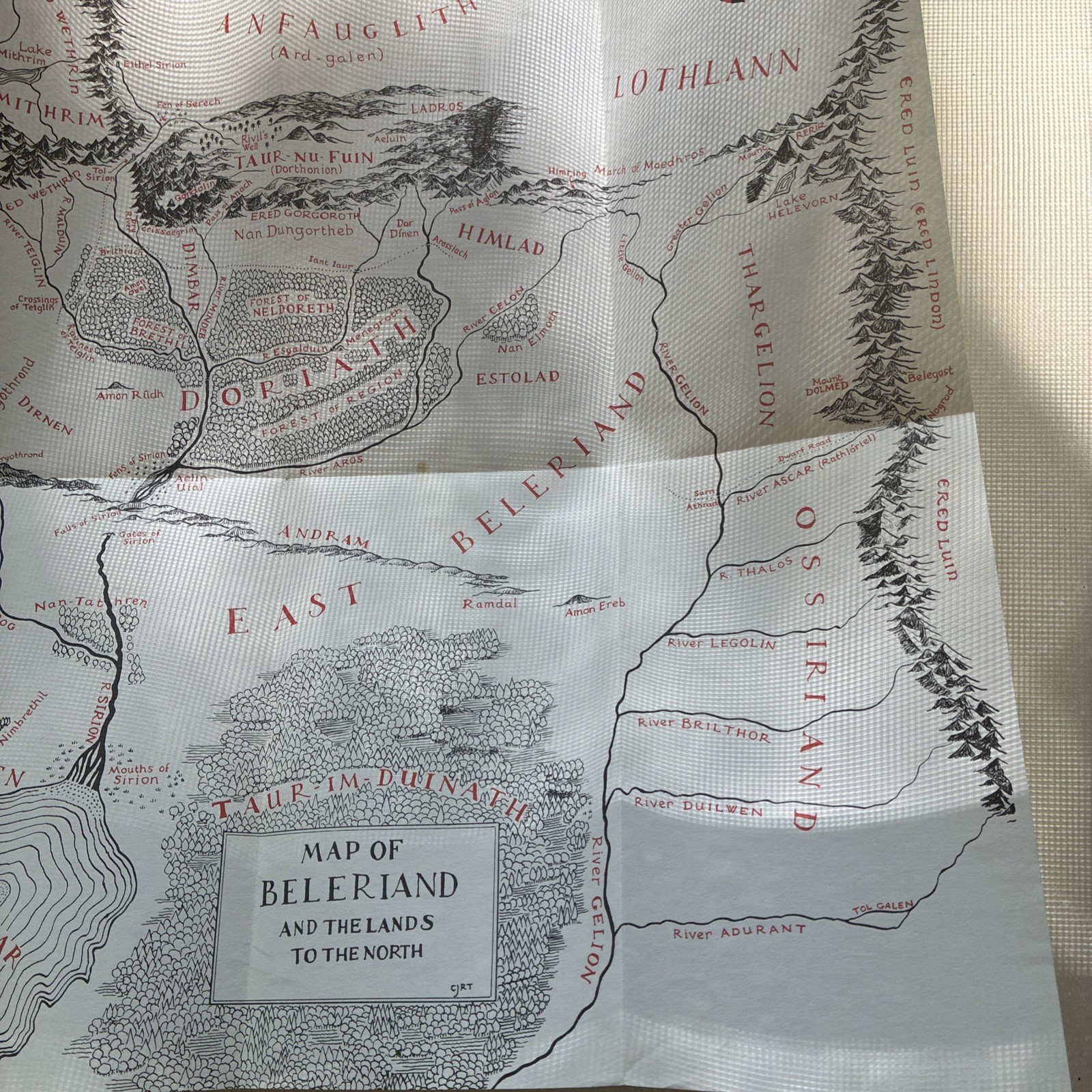 The Silmarillion by JRR Tolkien (First American Edition, First Printing w/ Map)
