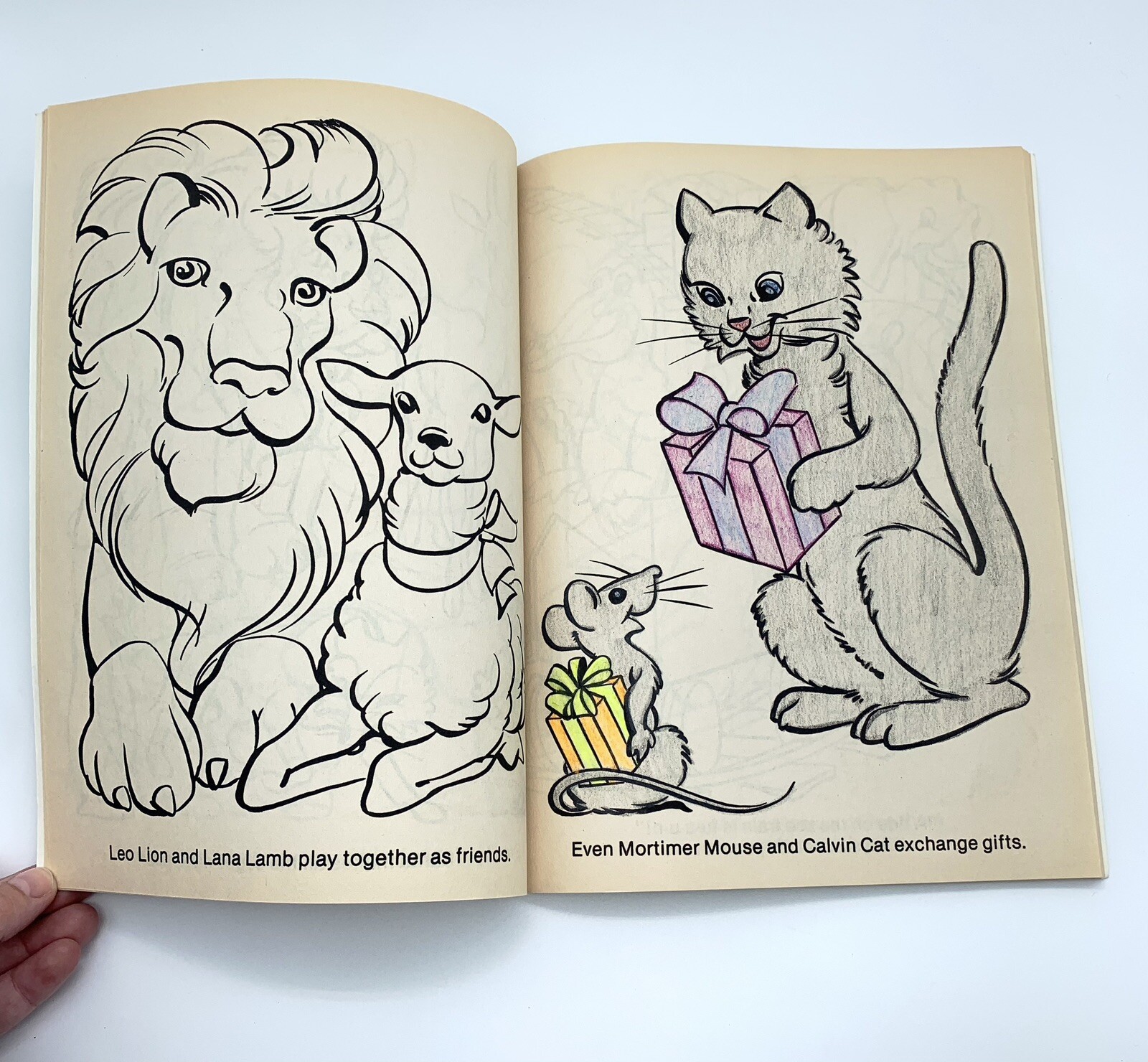 Vintage Coloring Books Lot 1980&rsquo;s & 1990s Sesame Street Santa Animals NOS & USED