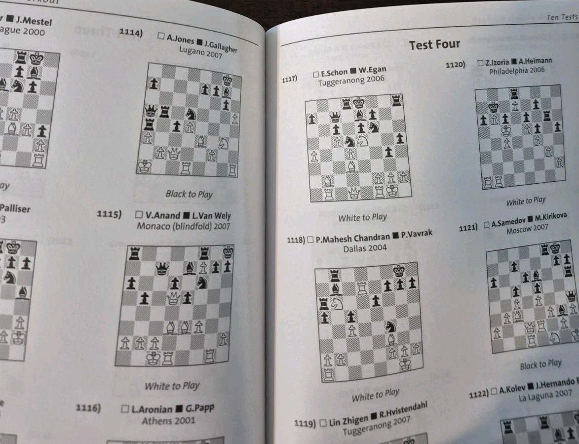 Complete Chess Workout 1200 Chess Puzzles Richard Palliser Everyman Chess