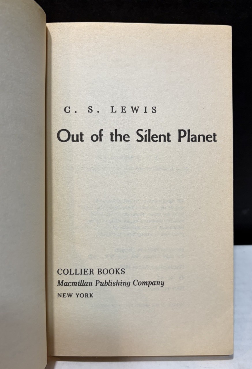 Vintage 1980&rsquo;s « THE COSMIC TRILOGY » by C. S. Lewis 3 Volumes Complete