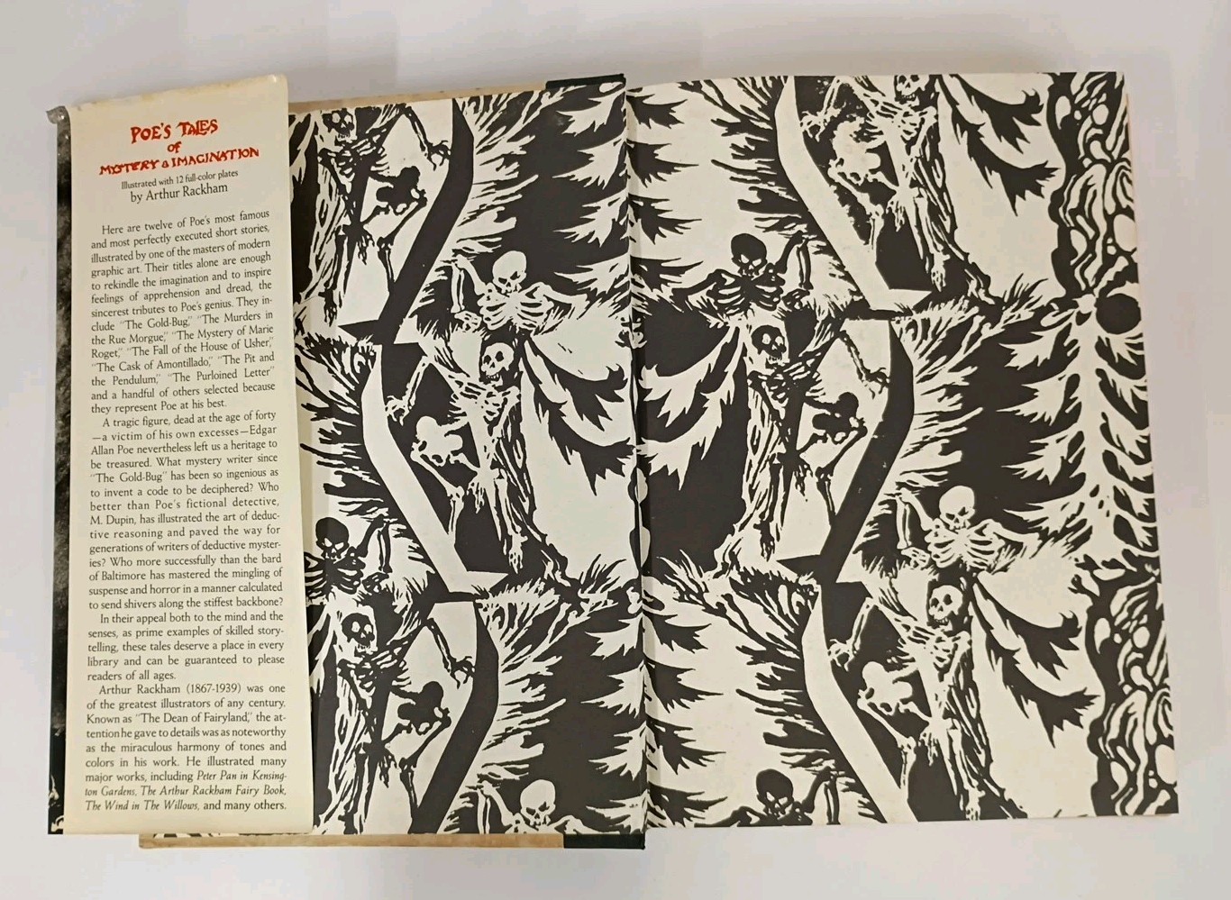 Vintage 1935 « POE&rsquo;S TALES OF MYSTERY & IMAGINATION » 317-Page Hardcover