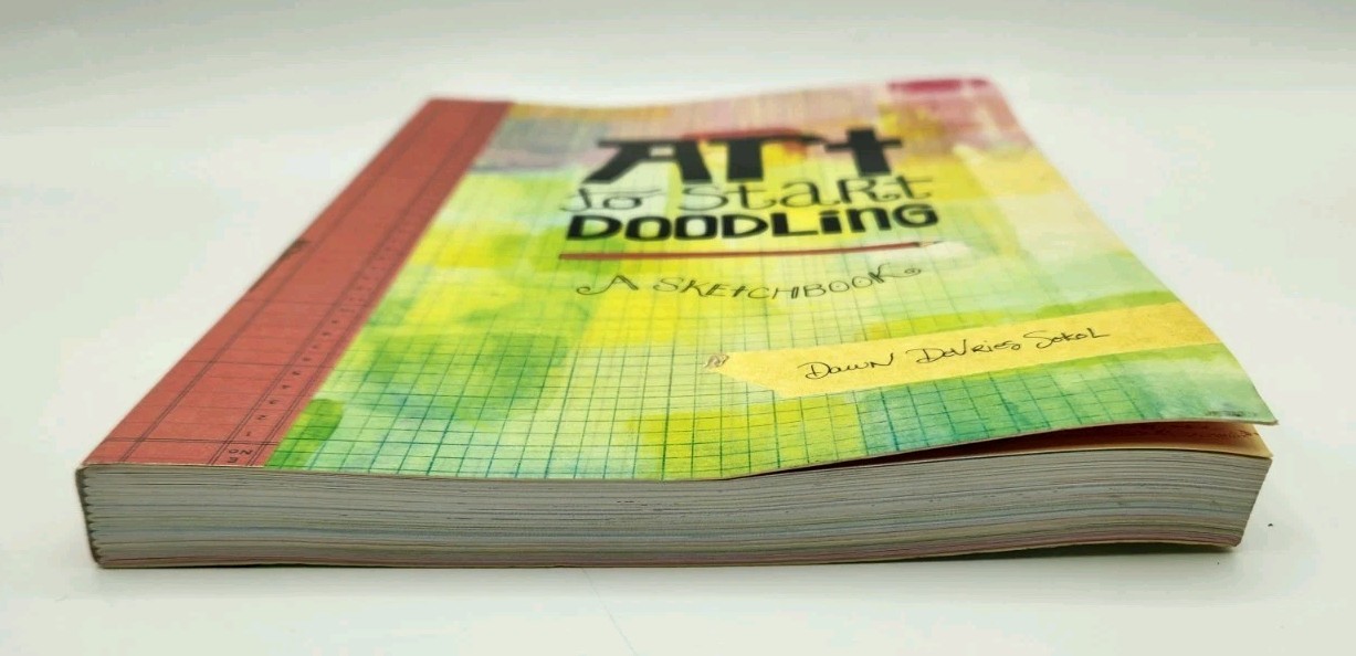 Art To Start Doodling:A Sketchbook With Multicolored Pages By Dawn Devries Sokol