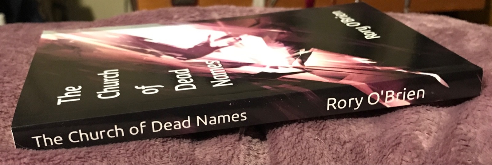 The Church of Dead Names Rory O&rsquo;Brien autographed sci-fi horror paperback 2024