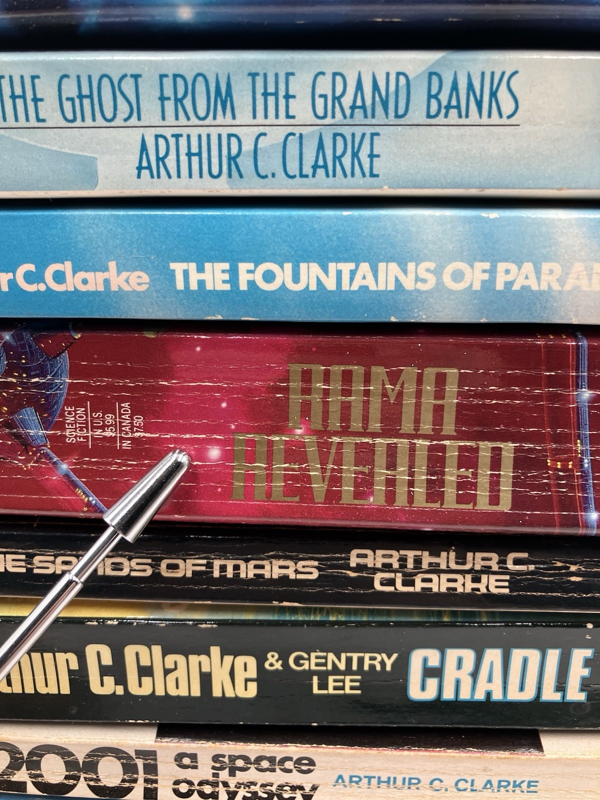 Vintage Lot of 11 Arthur C. Clarke Science Fiction 10 PB 1 HC Odyssey Rama