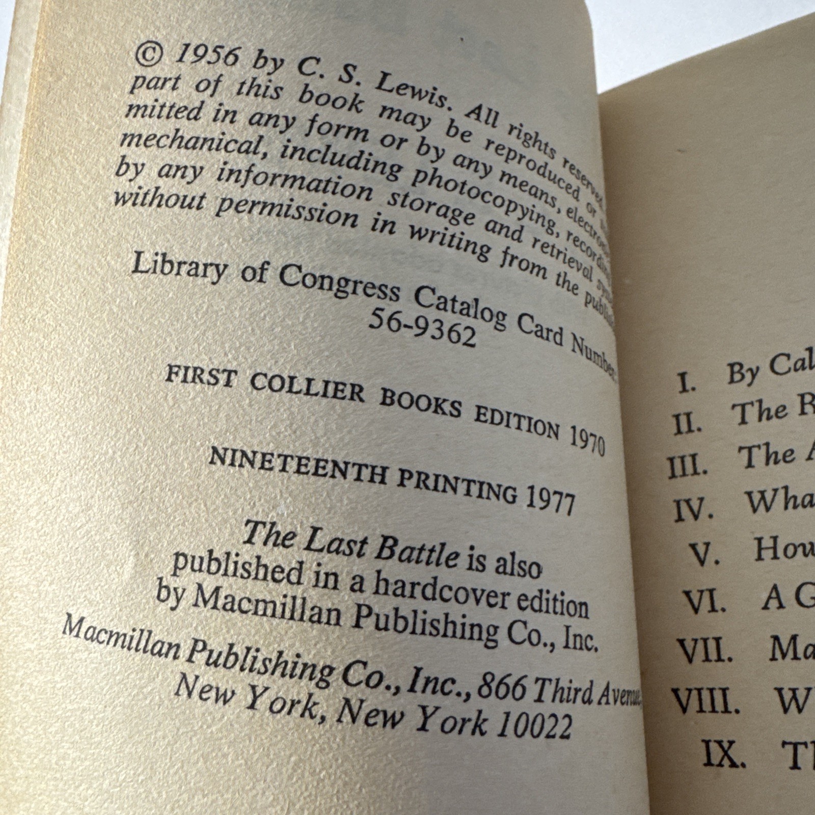 VINTAGE 1977 COMPLETE PB SET OF THE CHRONICLES OF NARNIA C.S. Lewis Collier