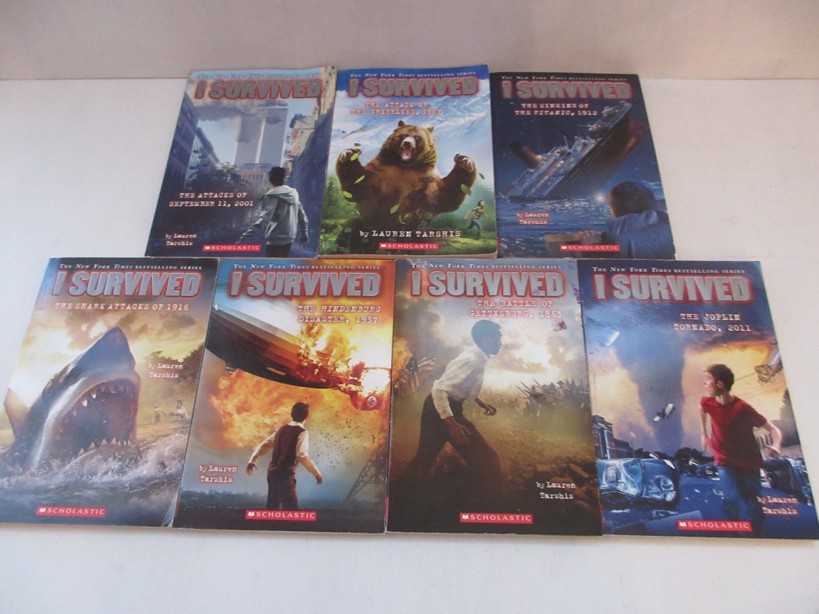 I Survived Lot Of 7 Lauren Tarshis Books Bundle