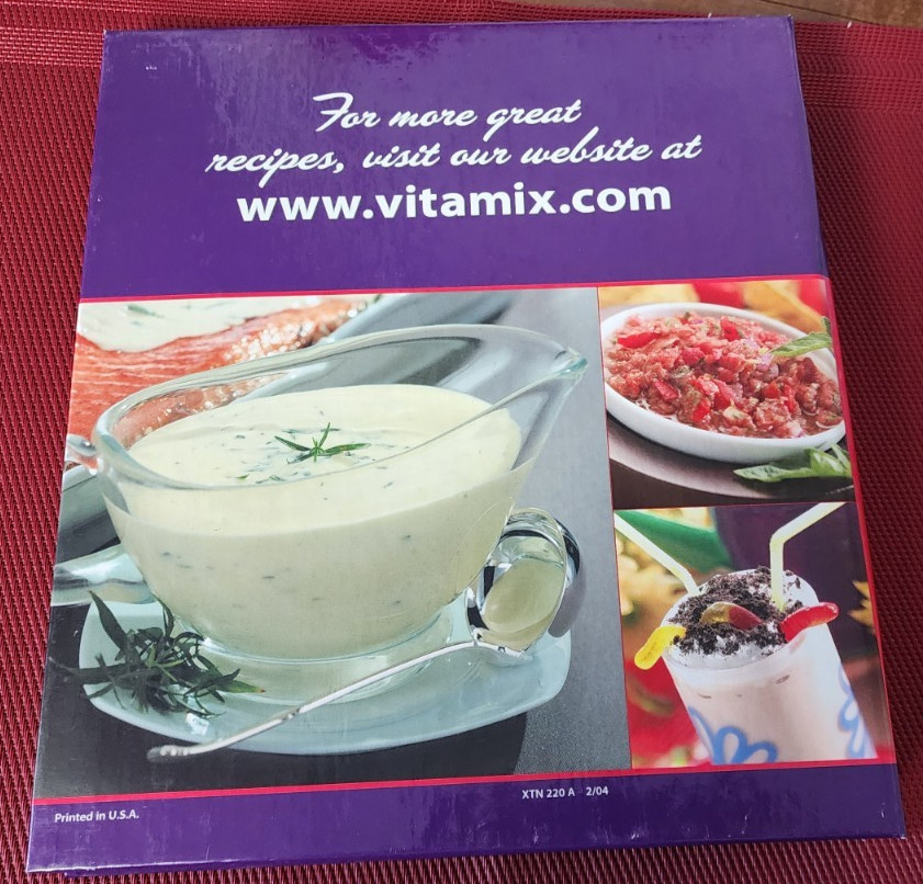 Vita-Mix XTN-208A 3-Ring Cookbook + Owner&rsquo;s Manual Whole Foods Recipes 3 Ring HB