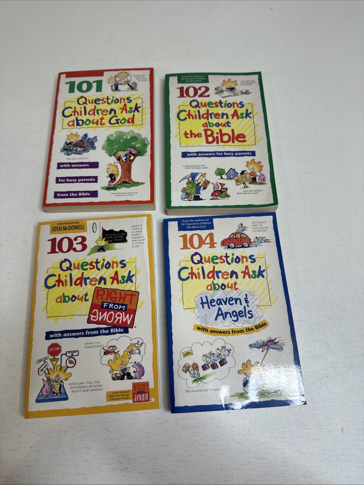 Questions Children Ask About God Book Lot Of 4