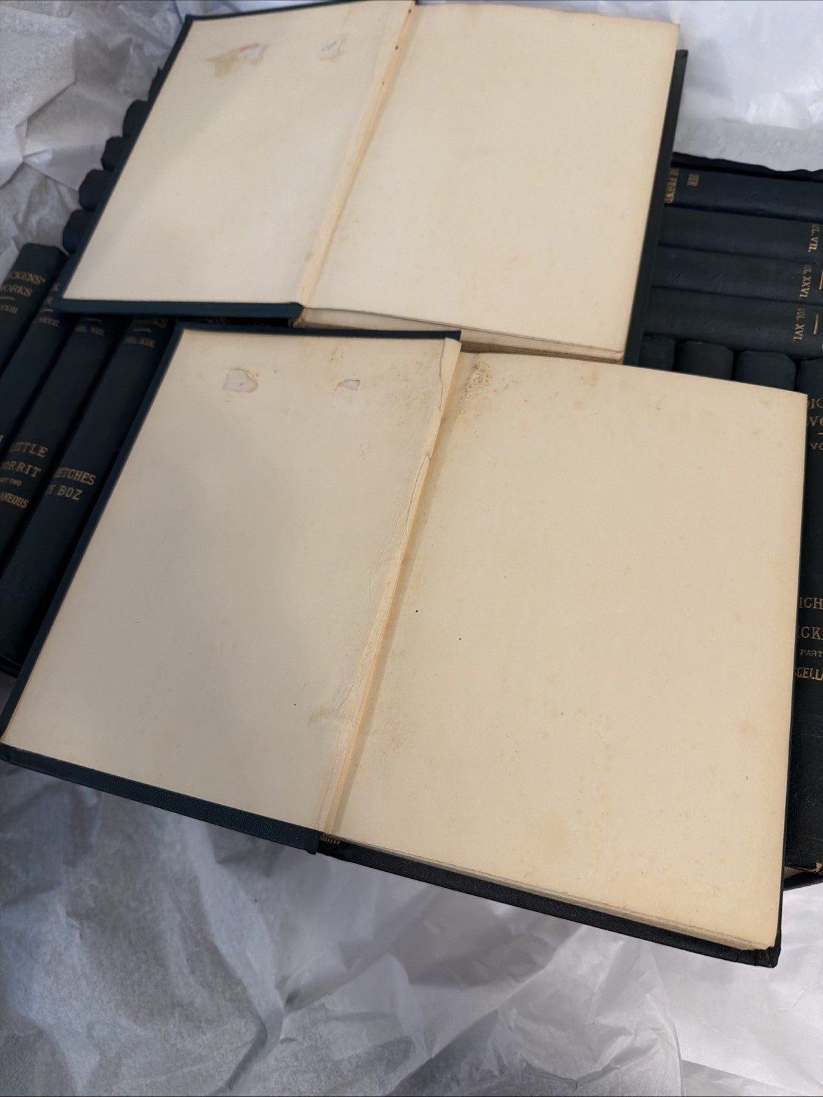 Antique 1890&rsquo;s The Works Of Charles Dickens Peter Fenelon Collier Lot Of 28/30