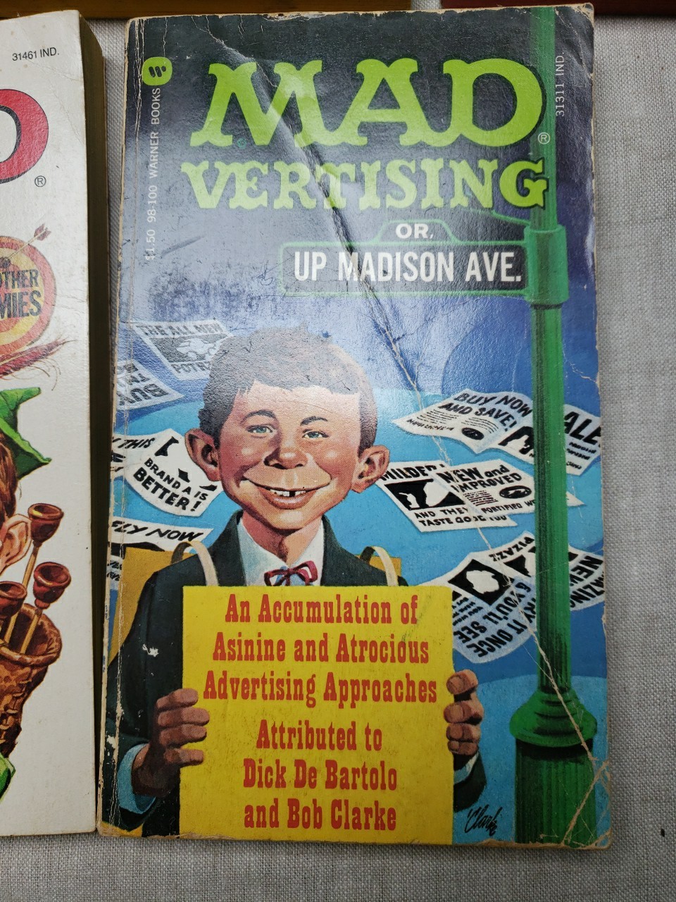 Lot Of 12 1st Edition Mad Magazine Paperback Books From 60,70,80s