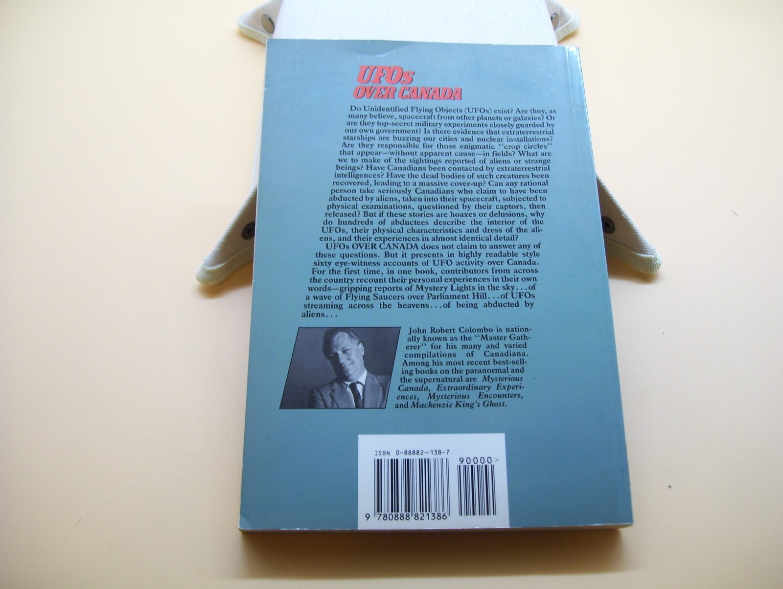 1992 UFO&rsquo;s Over Canada PB Book Personal Sightings Close Encounters Aliens UFO