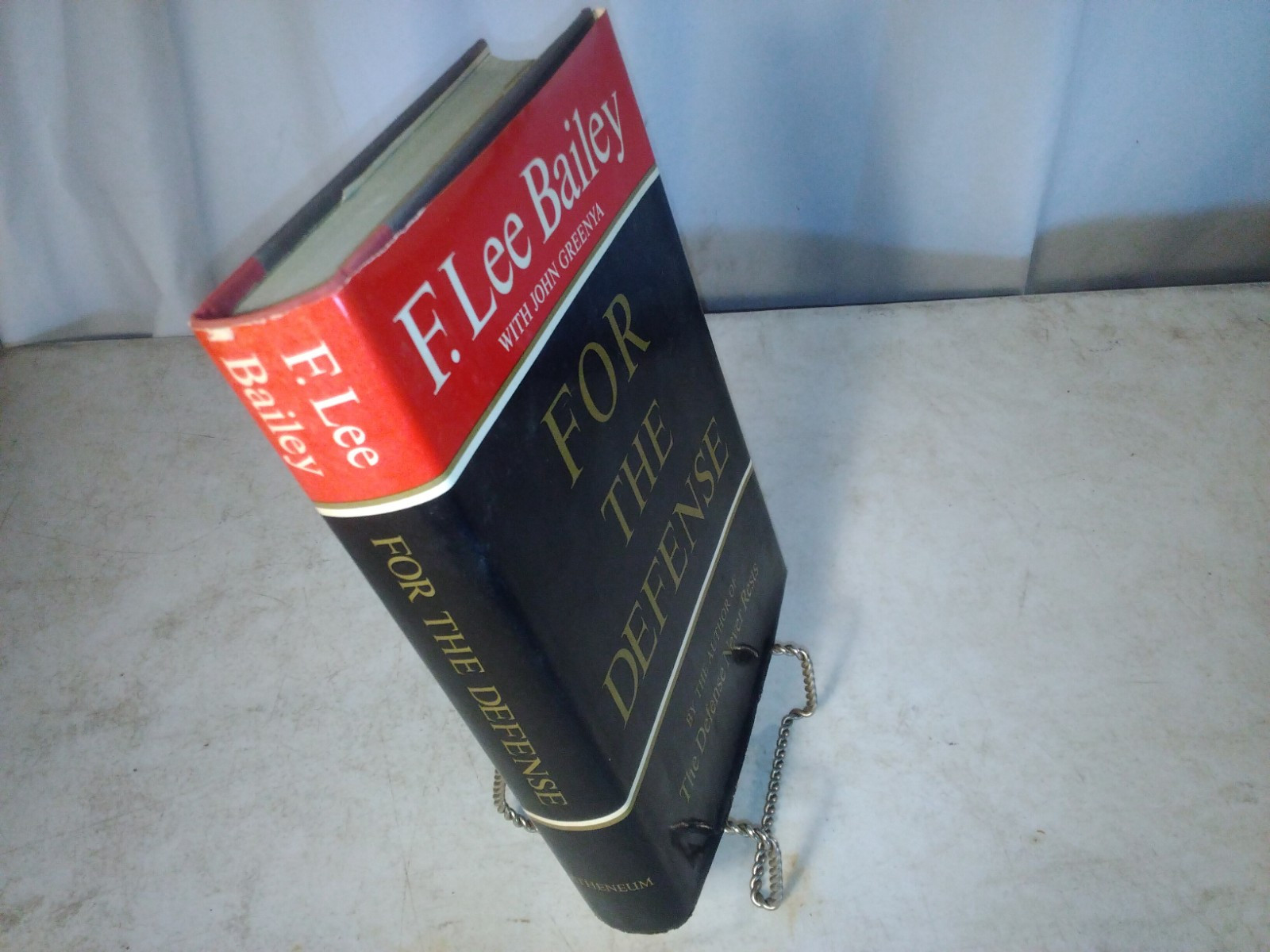 For The Defense by F. Lee Bailey 1975 First Edition Hardcover