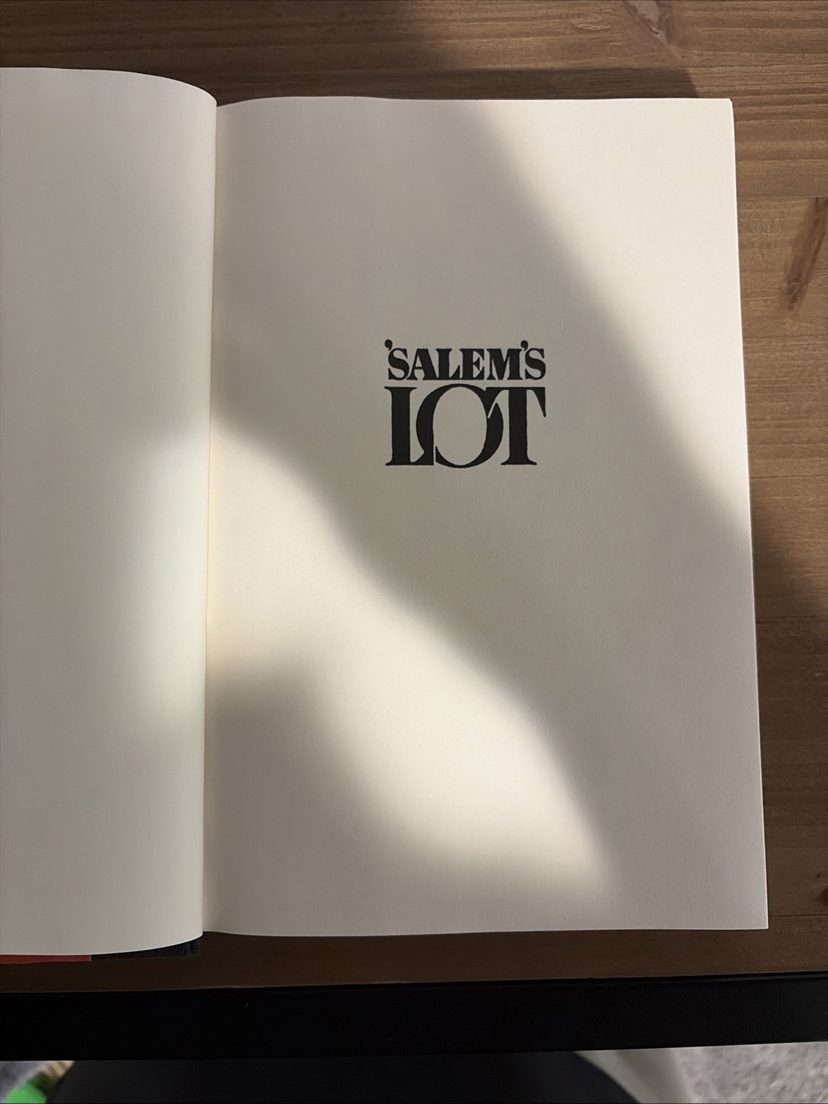 Salem&rsquo;s Lot – by Stephen King – Hardcover Book – BCE (1975)