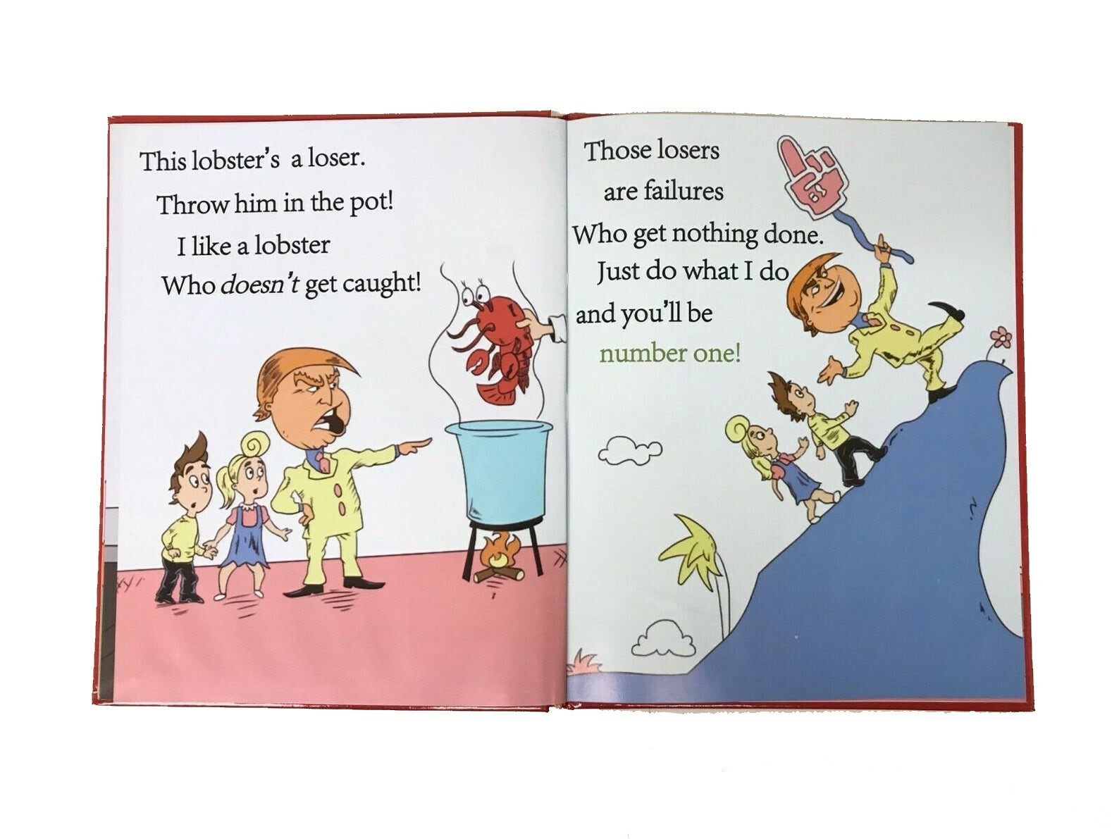 Hardcover Winners Aren&rsquo;t Losers Donald Trump Children&rsquo;s Book