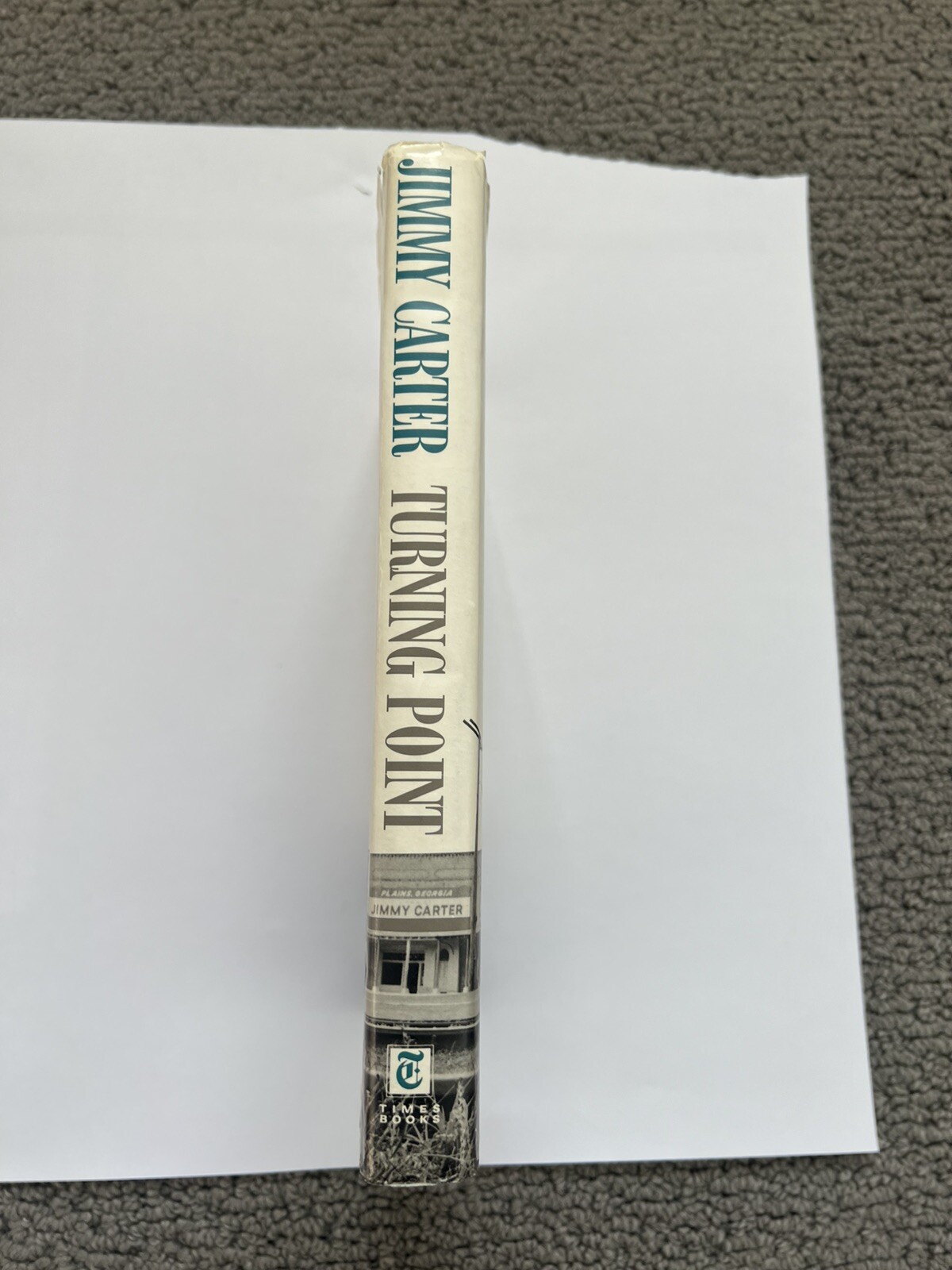 President Jimmy Carter SIGNED – Turning Point Book HCDJ