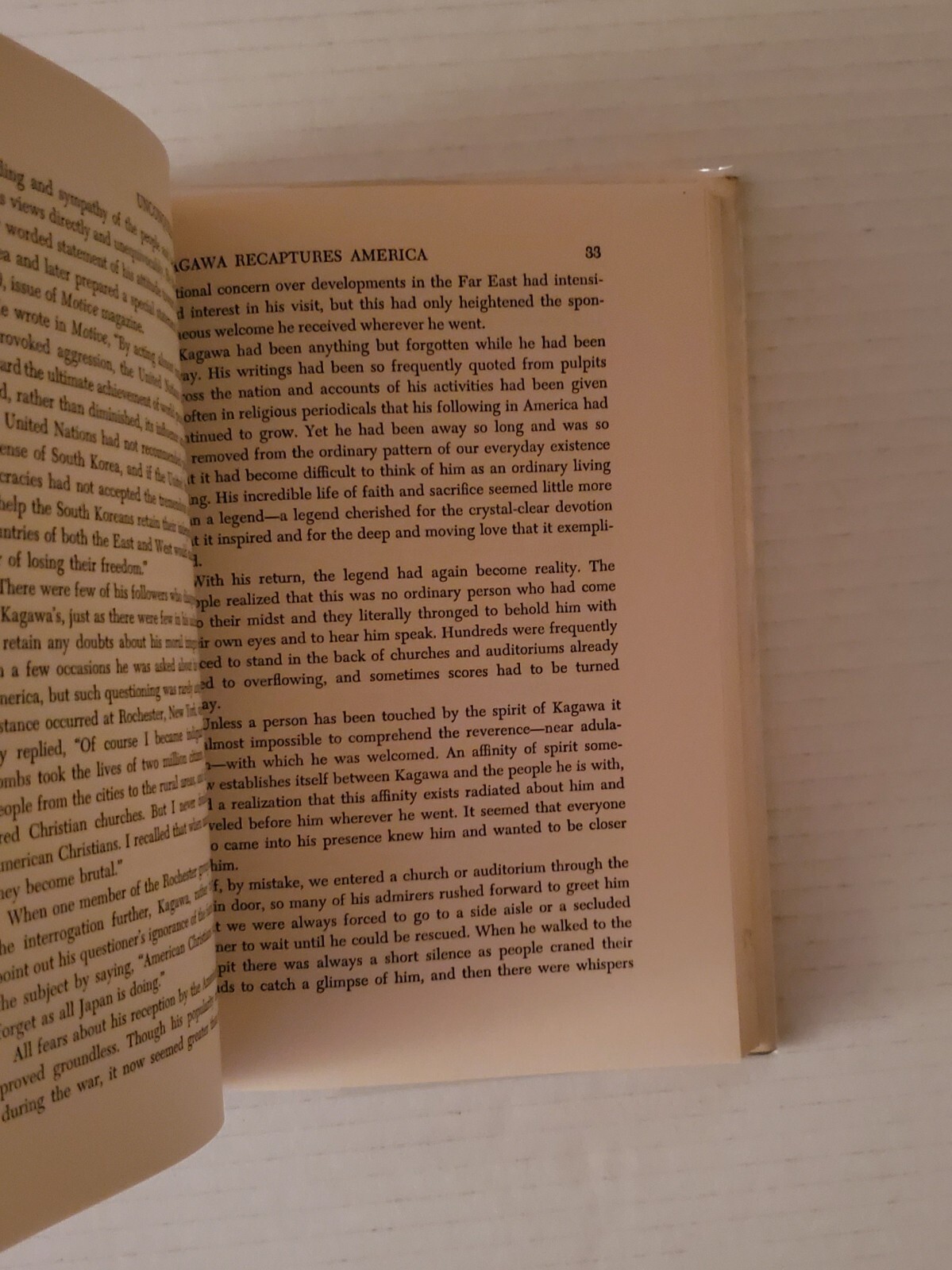 Unconquerable Kagawa First Edition 1952 Intimate Details Emerson O. Bradshaw