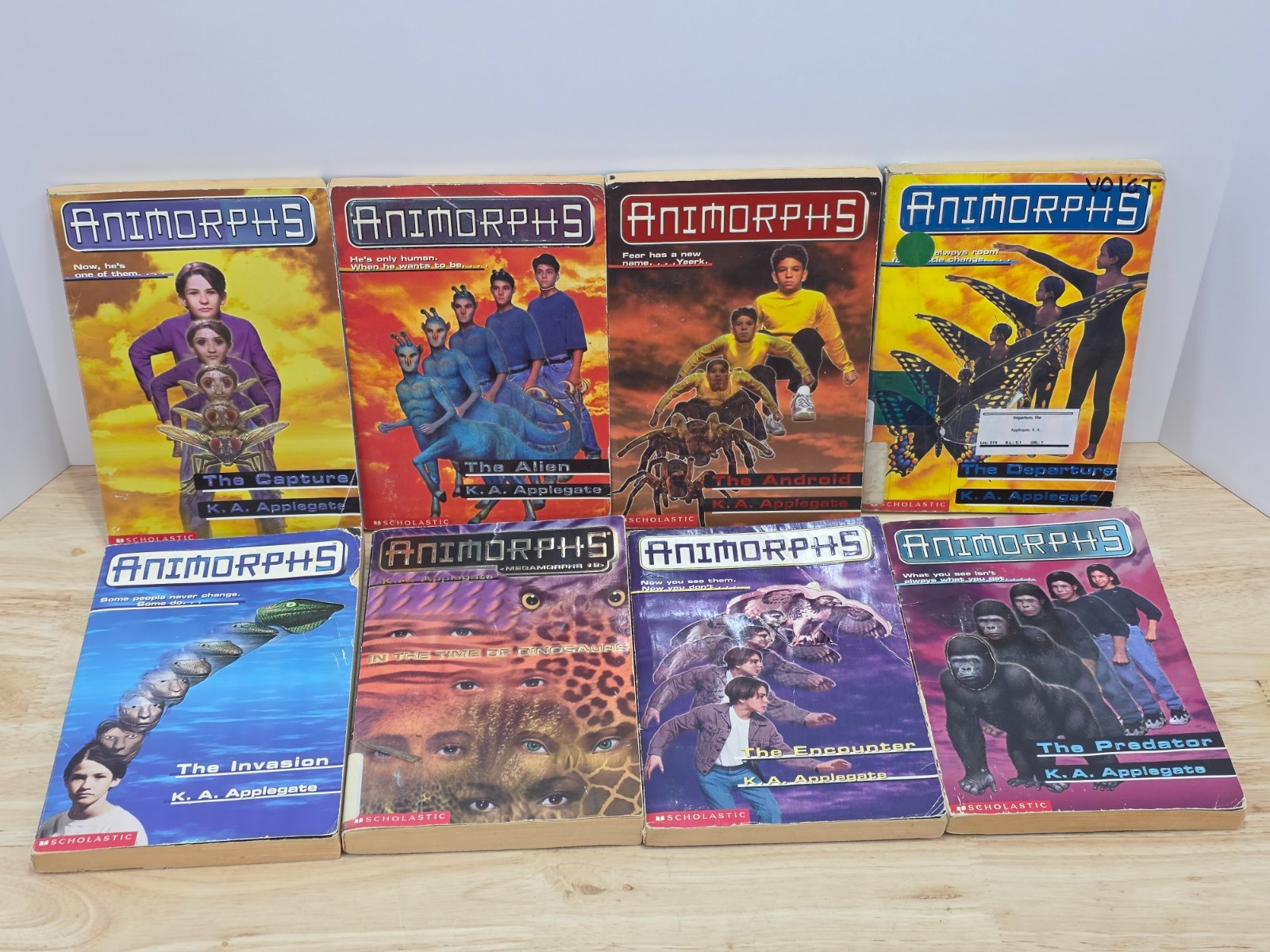 Animorphs Book K.A. Applegate Original 1990s Vintage Paperback Lot Of 16 Mixed