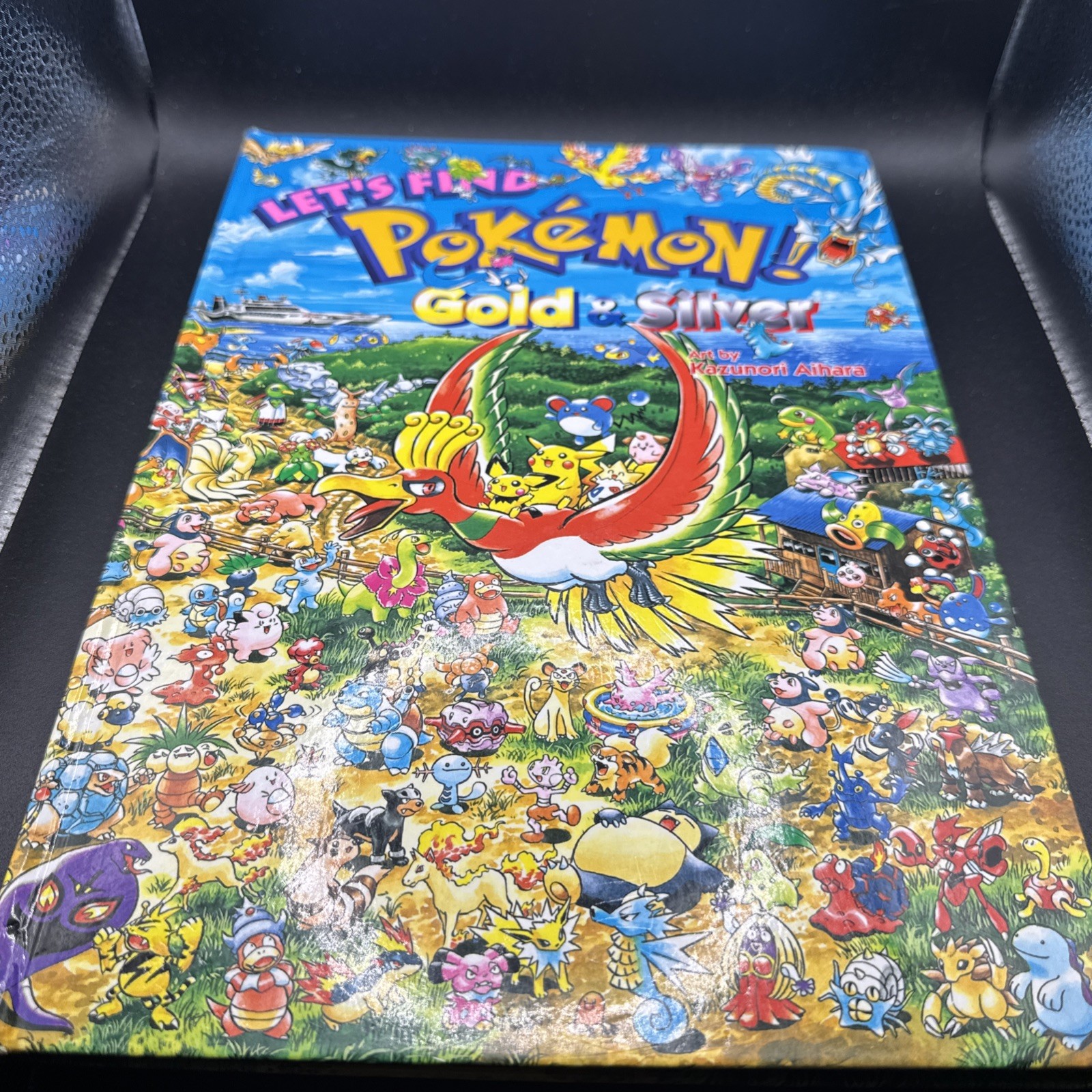 LET&rsquo;S FIND POKEMON! GOLD & SILVER by Kazunori Aihara Hardcover Book