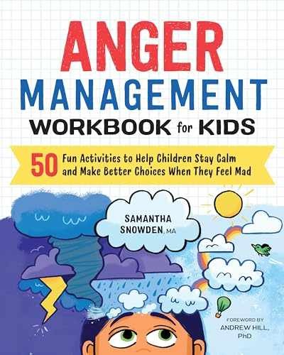 Anger Management Workbook for – Paperback, by Snowden MA Samantha – Very Good h