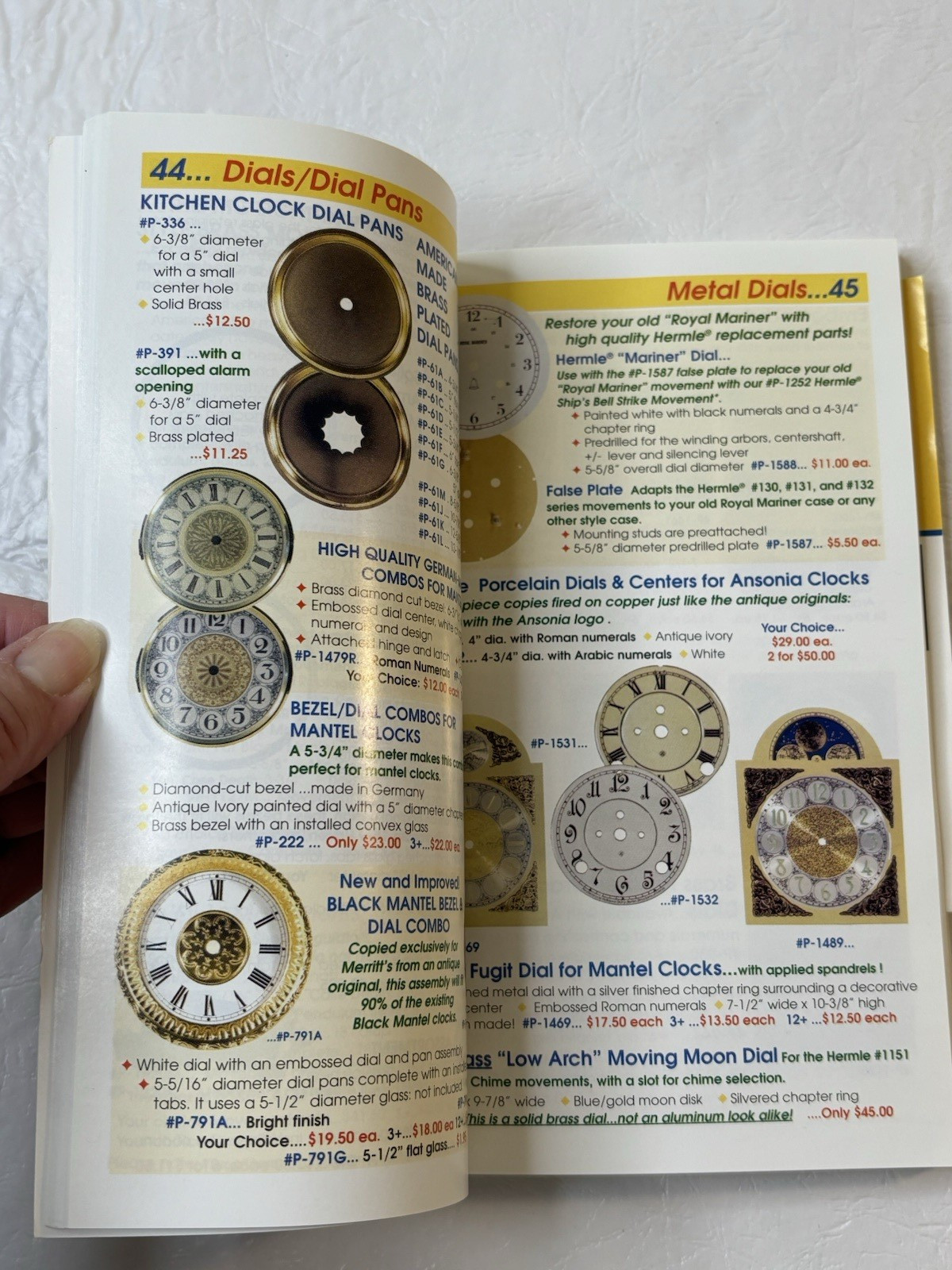 Merritt&rsquo;s Clock and Watch Repair Supplies Books & Tools 2006-2007 Catalog PB