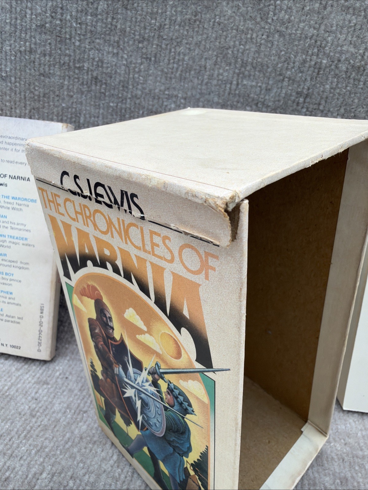 Vtg 1970&rsquo;s The Chronicles of Narnia 6 Book Box Set C.S. Lewis Collier/Macmillian