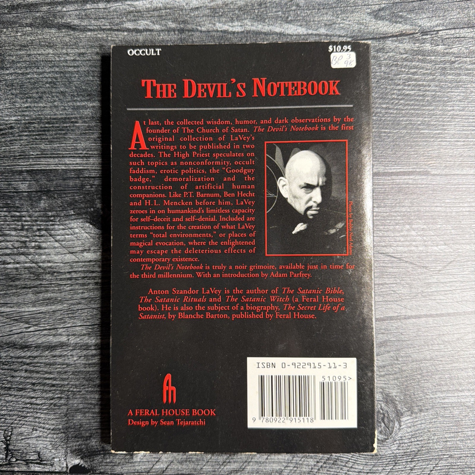 Devil&rsquo;s Notebook by Anton Szandor LaVey (2000, Trade Paperback)